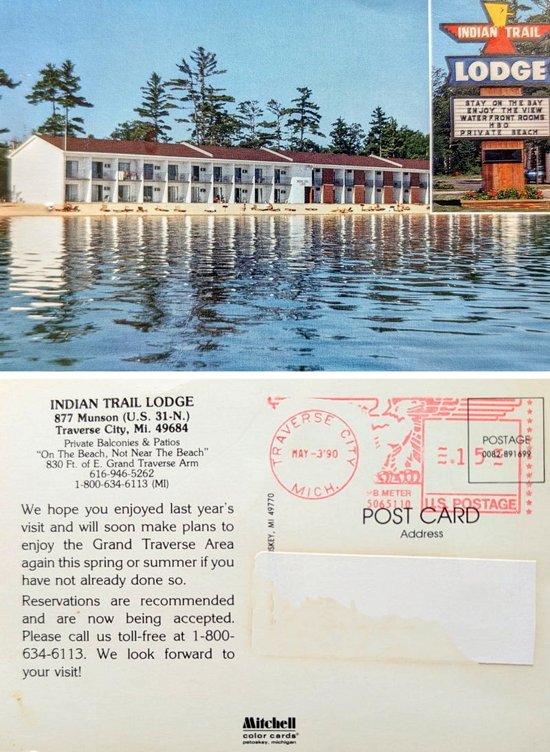 Indian Trail Lodge - Postcard From Sylvia L